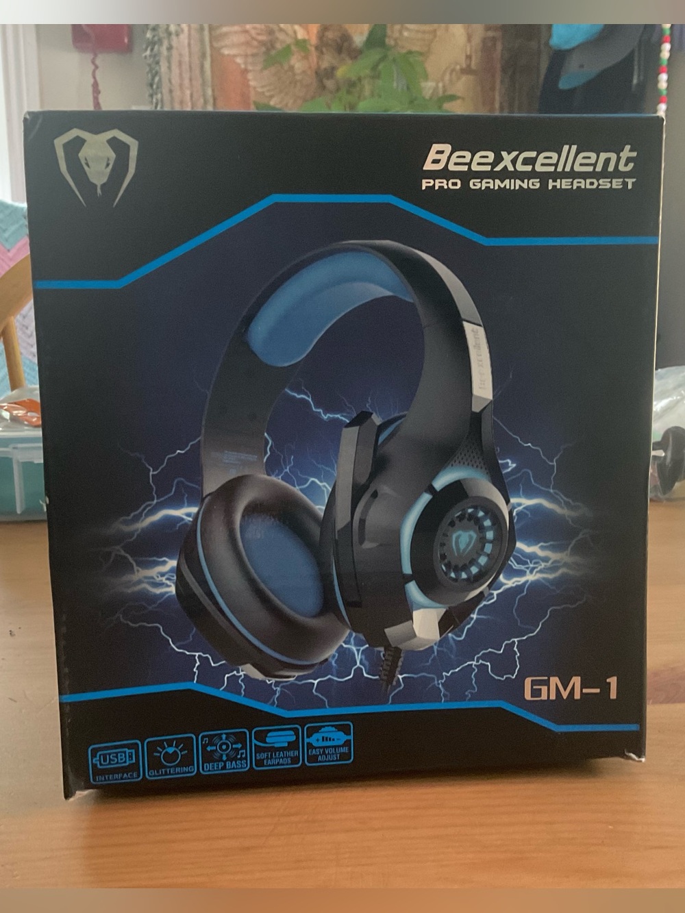 GM-1 Pro Gaming Headset - Black & Blue